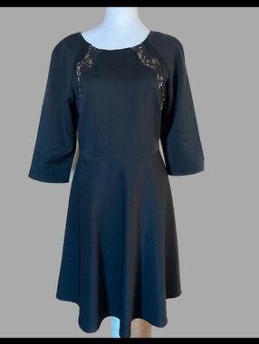 Antonio melani Classic Black Lined Long Sleeve